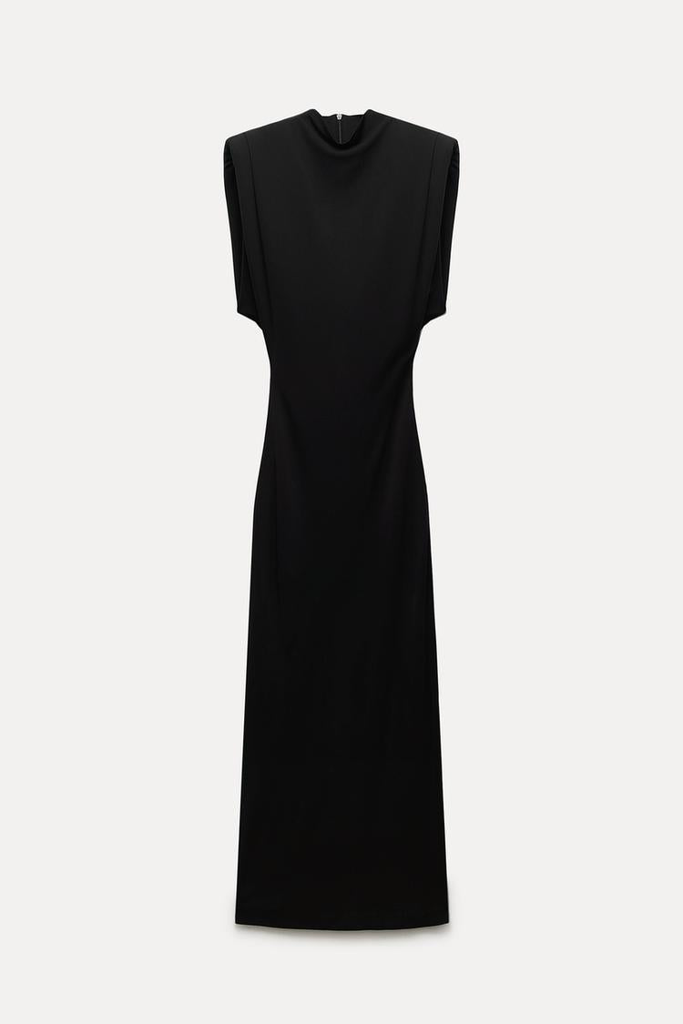 Emily Knit Dress With Shoulder Pads