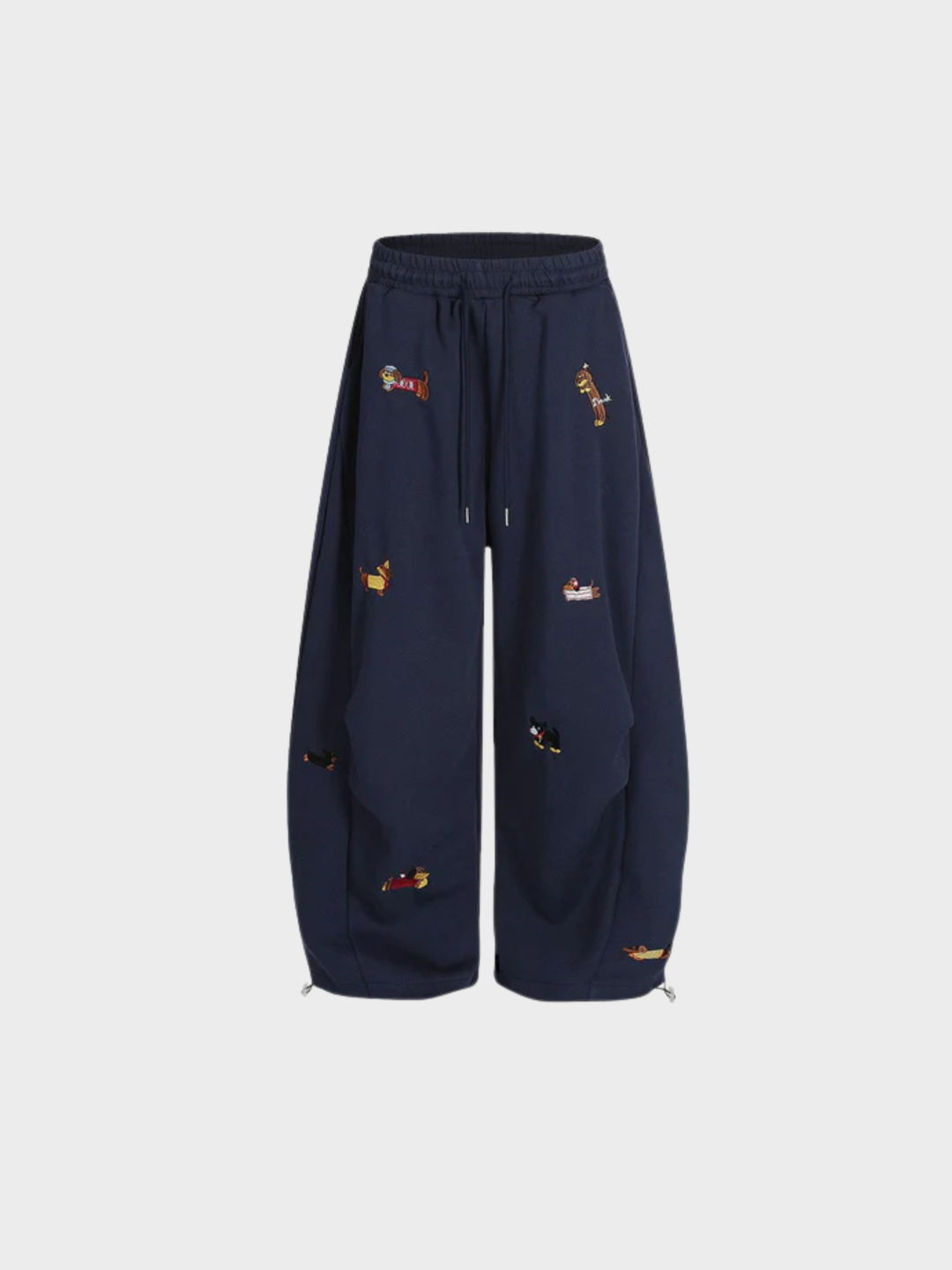 Pup Embroidered Barrel Sweatpants