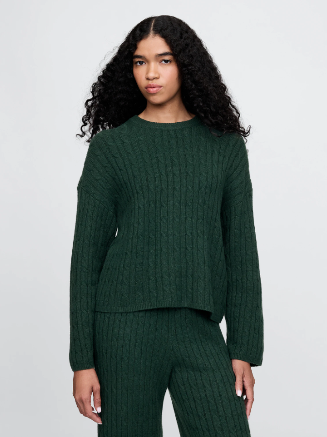 Cable-Knit Sweater Set